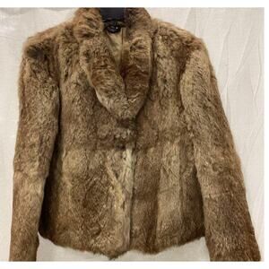 Opera Women's Rabbit Fur Coat Size Large